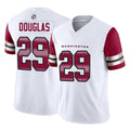 Vanessashop W.Commanders #29 Rasul Douglas Player White Vapor F.U.S.E. Limited Home Game Stitched Jerseys