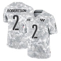 Vanessashop W.Commanders #2 Amik Robertson Player Arctic Camo Limited Salute To Service Home Game Stitched Jerseys