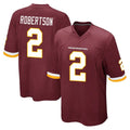 Vanessashop W.Commanders #2 Amik Robertson Player Burgundy Team Color Home Game Stitched Jerseys