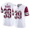 Vanessashop W.Commanders #39 Jeremy Reaves Player White Limited Vapor Home Game Stitched Jerseys