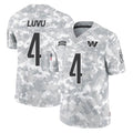Vanessashop W.Commanders #4 Frankie Luvu Player Arctic Camo Limited Salute To Service Home Game Stitched Jerseys