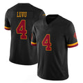 Vanessashop W.Commanders #4 Frankie Luvu Player Black Limited Vapor Home Game Stitched Jerseys