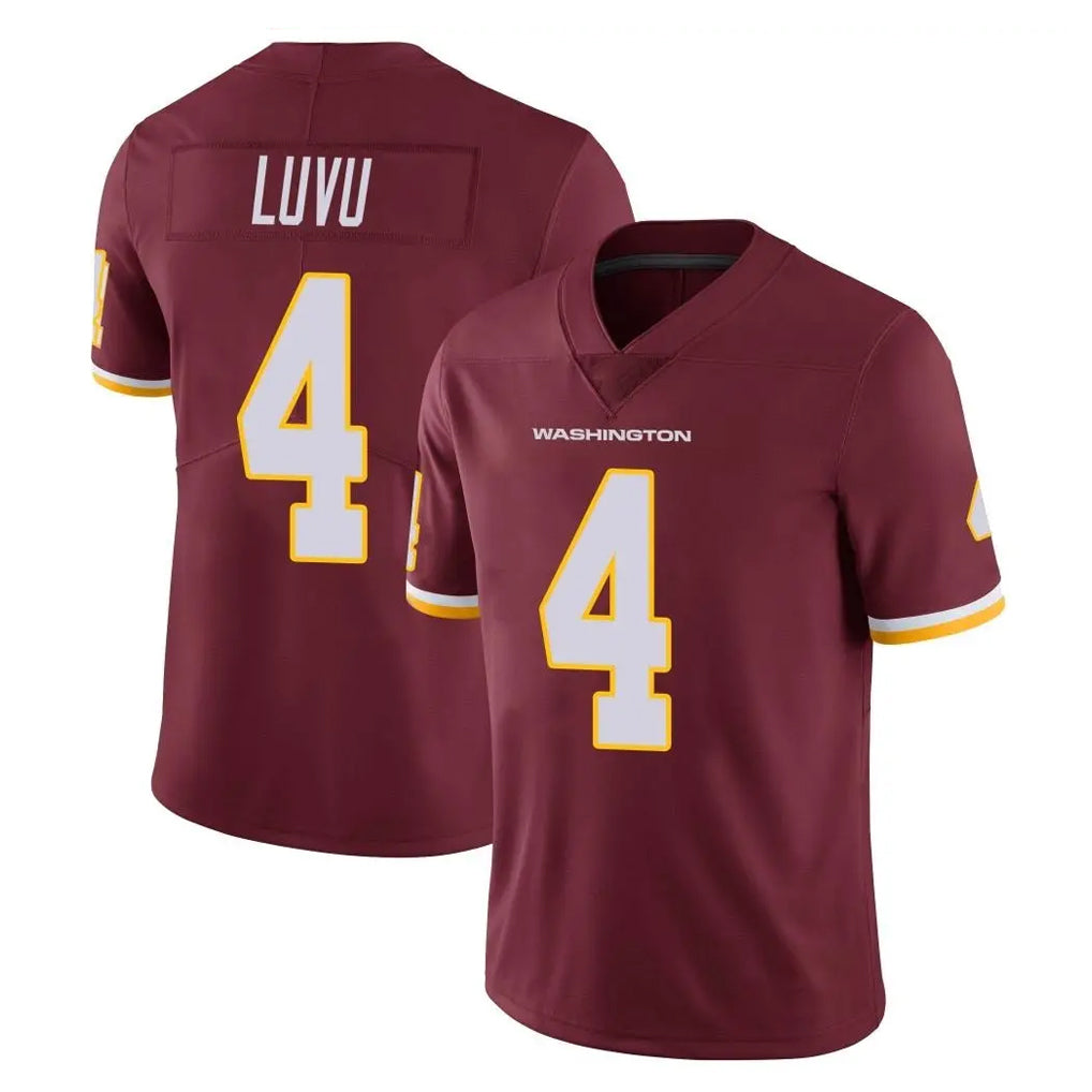 Vanessashop W.Commanders #4 Frankie Luvu Player Burgundy Limited Team Color Vapor Untouchable Home Game Stitched Jerseys