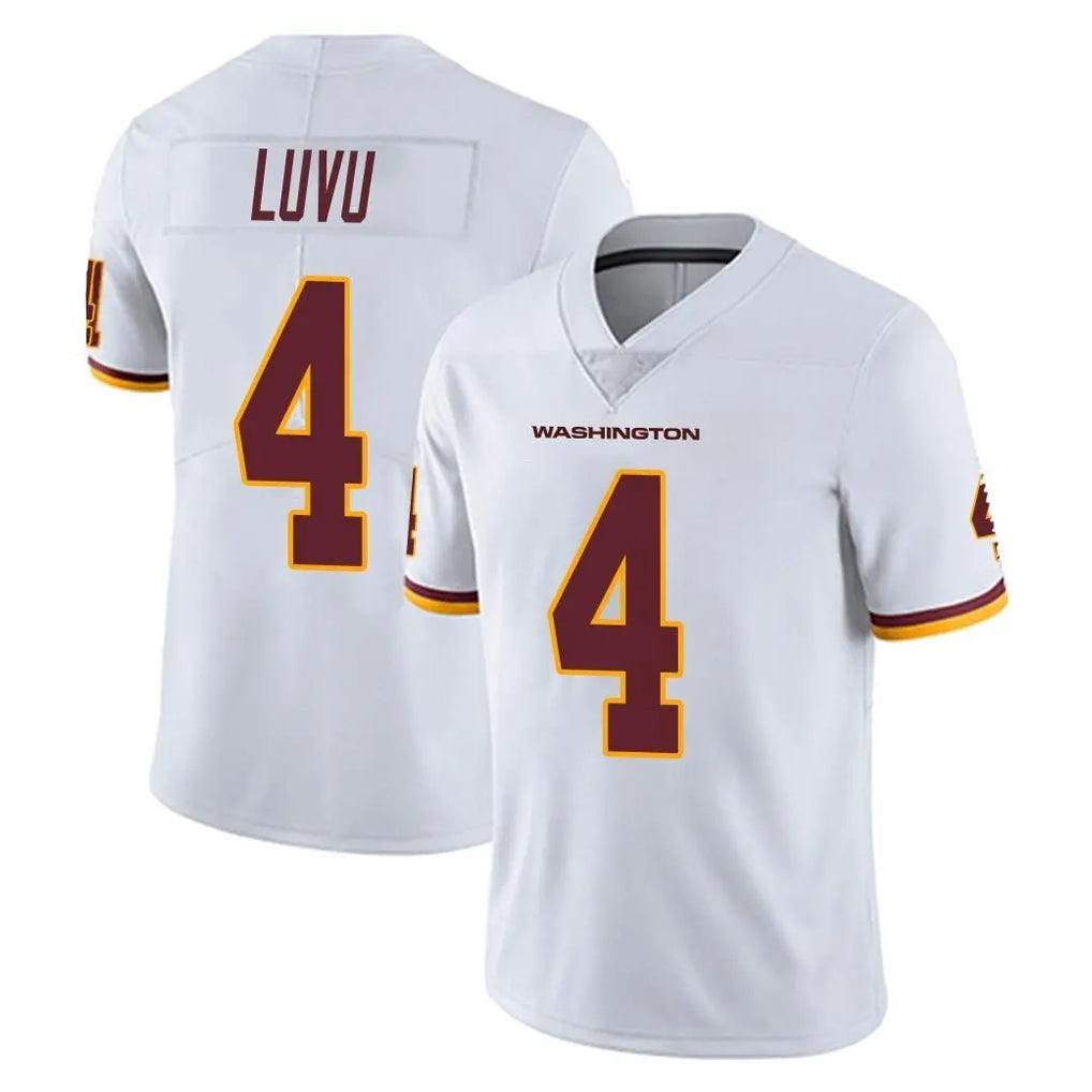Vanessashop W.Commanders #4 Frankie Luvu Player White Limited Vapor Untouchable Home Game Stitched Jerseys
