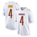 Vanessashop W.Commanders #4 Frankie Luvu Player White Tundra Fashion Home Game Stitched Jerseys