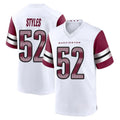 Vanessashop W.Commanders #52 Sonny Styles Player White Game Home Stitched Jerseys