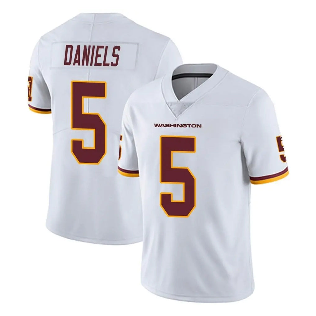 Vanessashop W.Commanders #5 Jayden Daniels Player White Limited Vapor Untouchable Home Game Stitched Jerseys