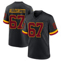 Vanessashop W.Commanders #67 Nick Allegretti Player Black Limited Home Game Stitched Jerseys