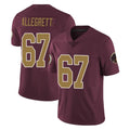 Vanessashop W.Commanders #67 Nick Allegretti Player Burgundy Alternate Vapor Untouchable Home Game Stitched Jerseys