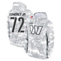 Vanessashop W.Commanders #72 Josh Conerly Jr. Player Arctic Camo Limited Salute to Service Pullover Hoodies Game Stitched Jerseys