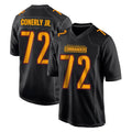 Vanessashop W.Commanders #72 Josh Conerly Jr. Player Black Carbon Fashion Home Game Stitched Jerseys