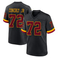 Vanessashop W.Commanders #72 Josh Conerly Jr. Player Black Limited Home Game Stitched Jerseys