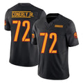 Vanessashop W.Commanders #72 Josh Conerly Jr. Player Black Limited Vapor F.U.S.E. Home Game Stitched Jerseys
