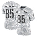 Vanessashop W.Commanders #85 Chig Okonkwo Player Arctic Camo Limited Salute To Service Home Game Stitched Jerseys
