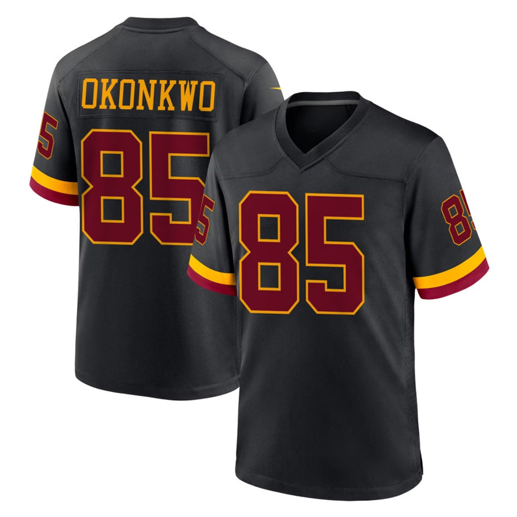 Vanessashop W.Commanders #85 Chig Okonkwo Player Black Limited Home Game Stitched Jerseys