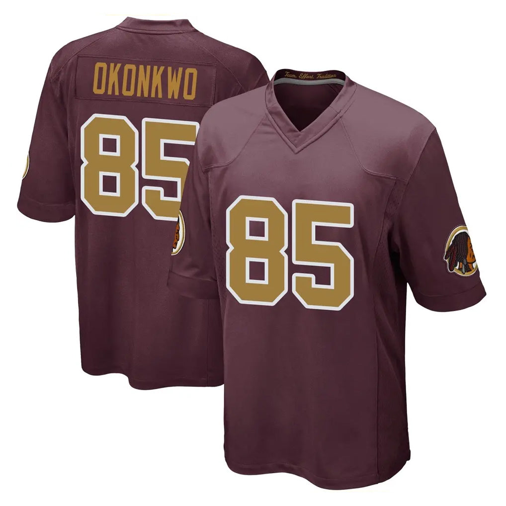 Vanessashop W.Commanders #85 Chig Okonkwo Player Burgundy Alternate Home Game Stitched Jerseys