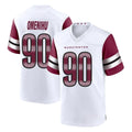 Vanessashop W.Commanders #90 Charles Omenihu Player White Game Home Stitched Jerseys