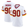 Vanessashop W.Commanders #90 Charles Omenihu Player White Home Game Stitched Jerseys