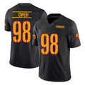 Vanessashop W.Commanders #98 Odafe Oweh Player Black Limited Vapor F.U.S.E. Home Game Stitched Jerseys