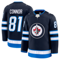 Vanessashop W.Jets #81 Kyle Connor Navy Home Premium Jerseys