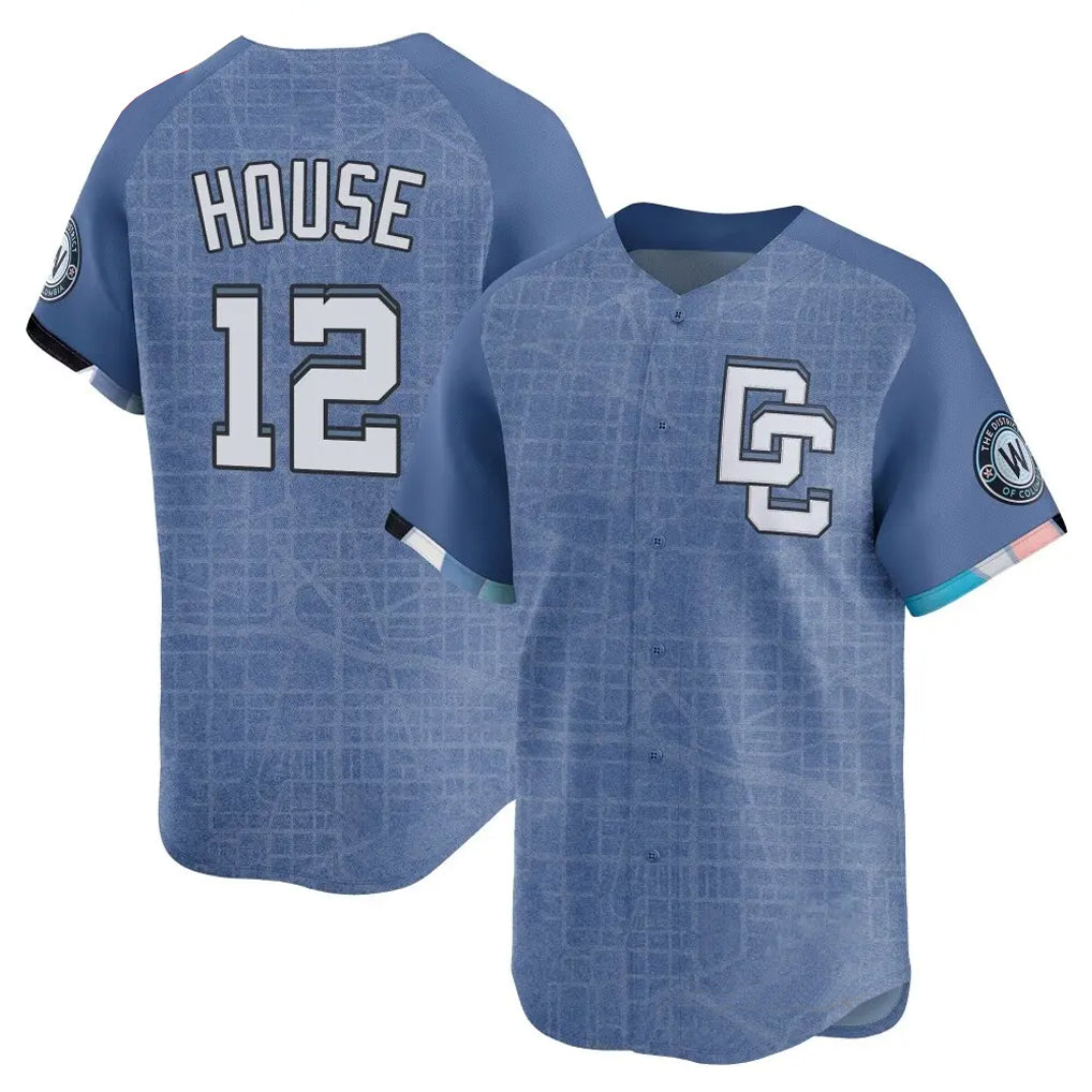 Vanessashop W.Nationals #12 Brady House Player Blue Limited City Connect Stitched Jerseys