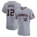 Vanessashop W.Nationals #12 Brady House Player Gray City Connect Elite Alternate Stitched Jerseys