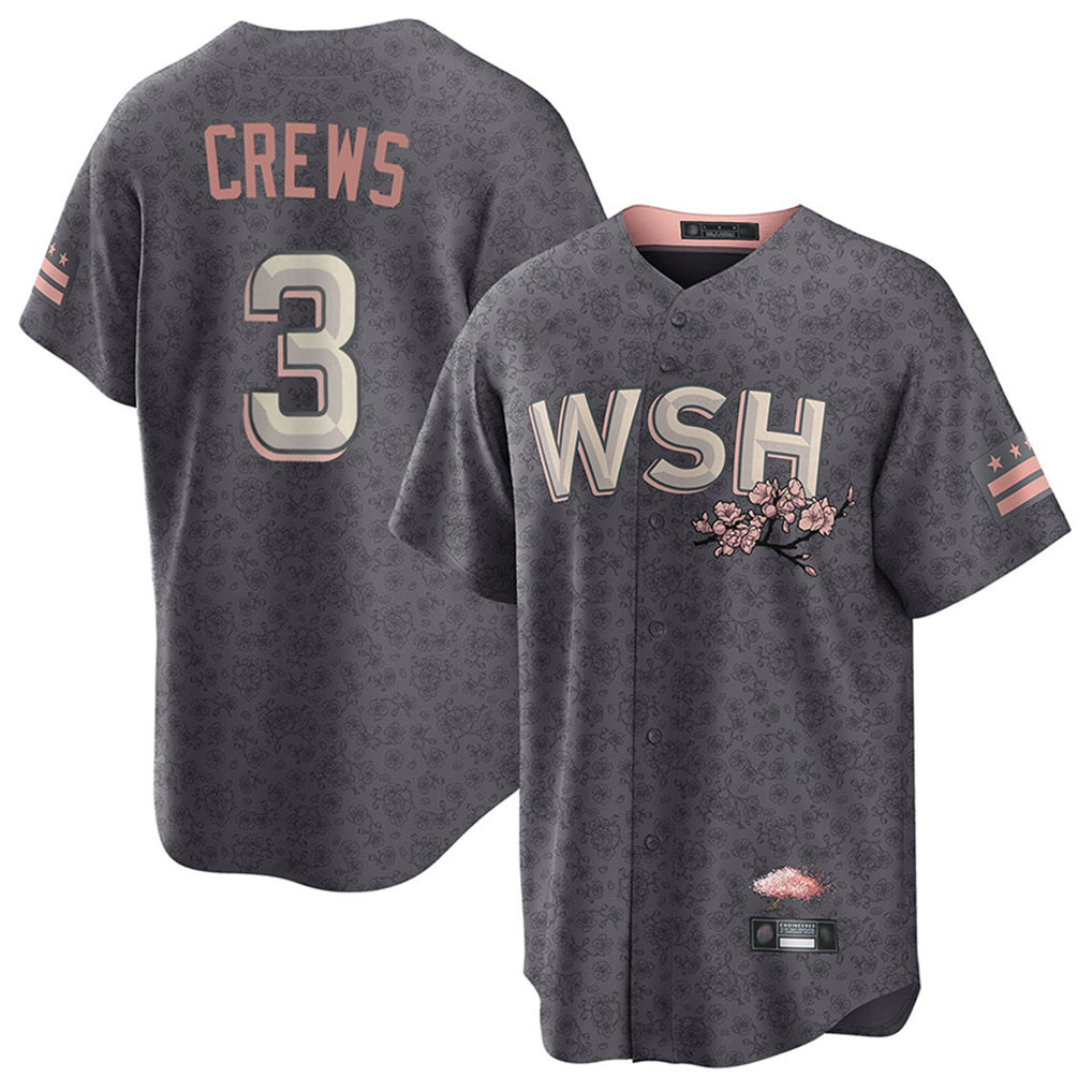 Vanessashop W.Nationals #3 Dylan Crews Player City Connect Stitched Jerseys