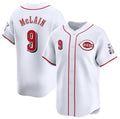 vanessashop Cincinnati Reds #9 Matt McLain White  Home Limited Stitched Jersey