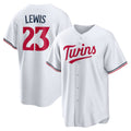 vanessashop Minnesota Twins #23 Royce Lewis White  Replica Player Jersey