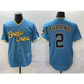 vanessashop Milwaukee Brewers #2 Brice Turang Powder Blue  City Connect Cool Base Stitched Jersey