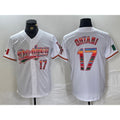 vanessashop Los Angeles Dodgers #17 Shohei Ohtani White  Mexico Cool Base Stitched Jersey